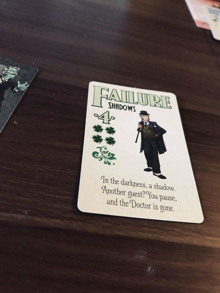 kill doctor lucky failure card